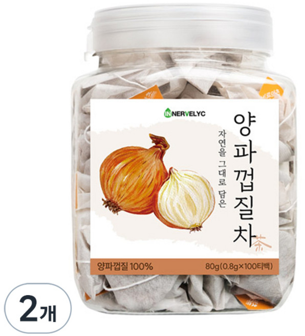 이너블릭 양파껍질차, 800mg, 100개입, 2개