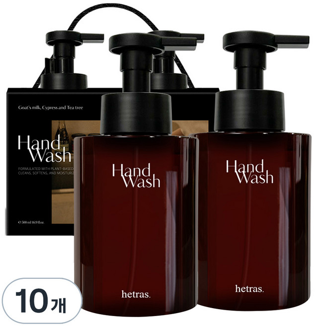 hetras. 香氛洗手慕斯 London Musk, 515ml, 10瓶