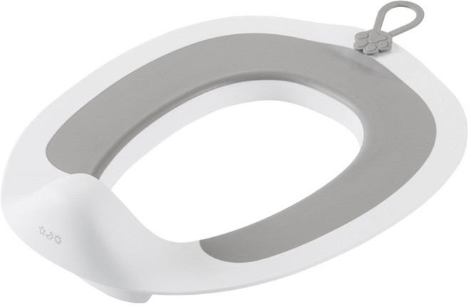 톨스토이 큐티슬림 배변훈련 유아 변기 보조 시트, 그레이