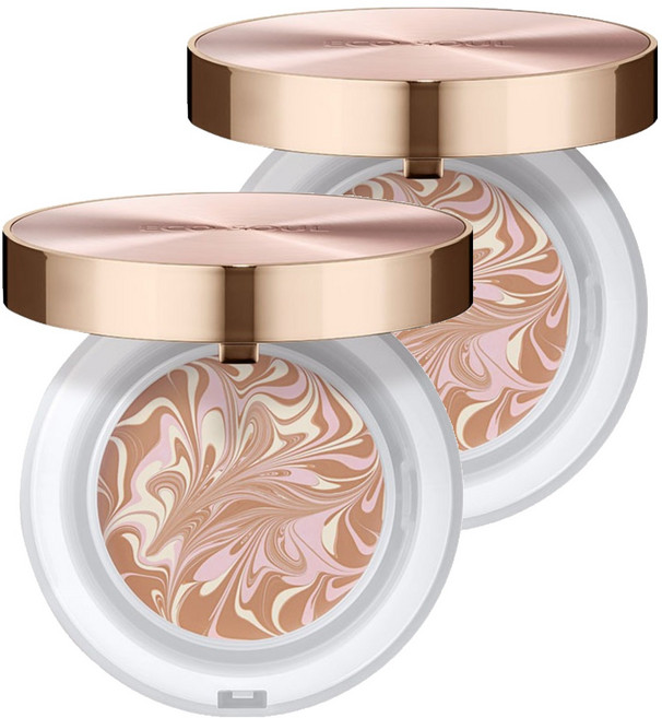 에코 소울 에센스 파운데이션 팩트 12g, 23 내추럴베이지, 2개