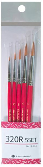 화홍 320 R 세트 5종 다용도 세필붓, 1세트