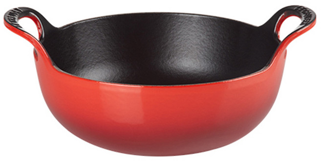 LE CREUSET 酷彩 Balti 雙耳鑄鐵鍋, 20cm, 紅色, 1個
