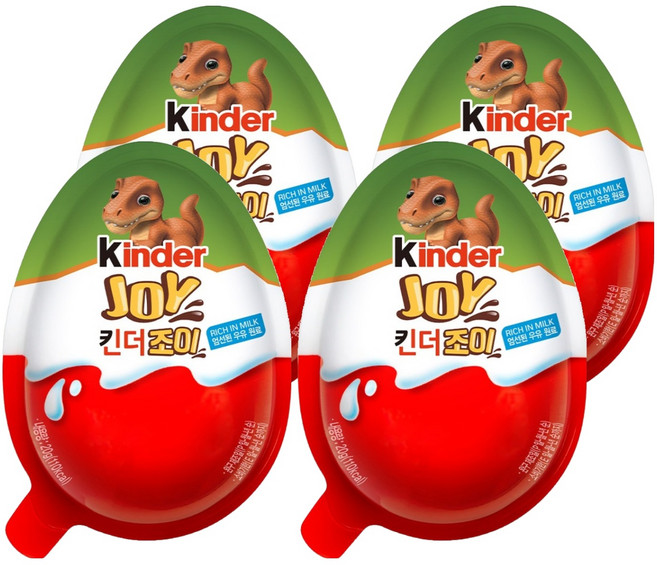 킨더 조이 초콜릿 블루, 20g, 4개