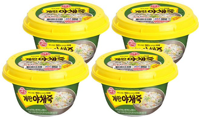 오뚜기 즉석 계란야채죽, 285g, 1세트