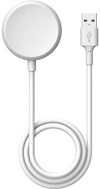 루아러블 갤럭시워치 충전기 케이블 무선 충전 충전독 USB-A타입, 화이트, 1개