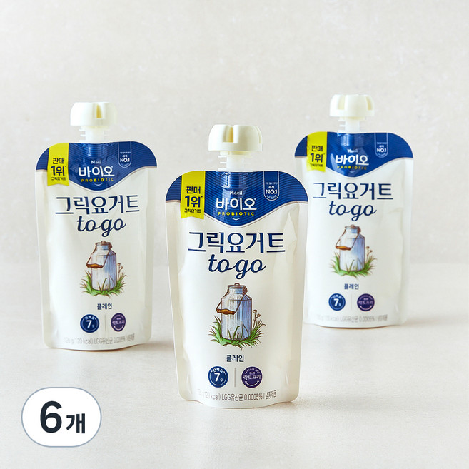 매일바이오 그릭 요거트 플레인, 120g, 3개입, 2개