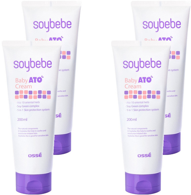 소이베베 베이비 아토 크림, 200ml × 4개, 4개, 200ml