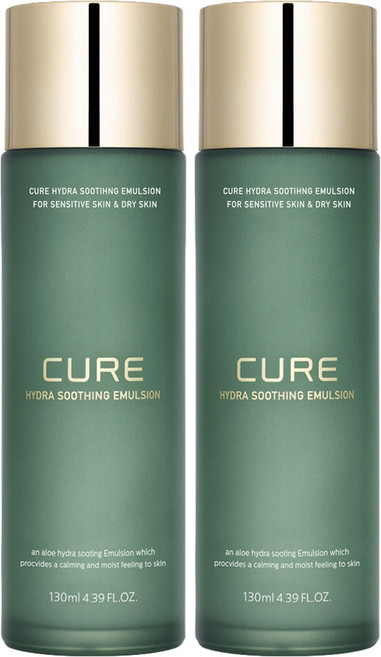 KIMJEONGMOON-ALOE CURE蘆薈舒緩乳液, 130ml, 2瓶