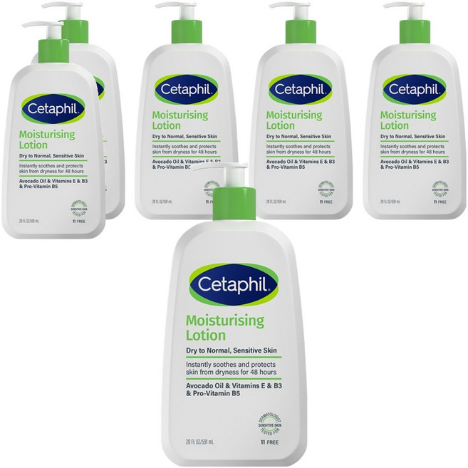 세타필 모이스춰라이징 로션, 591ml, 6개