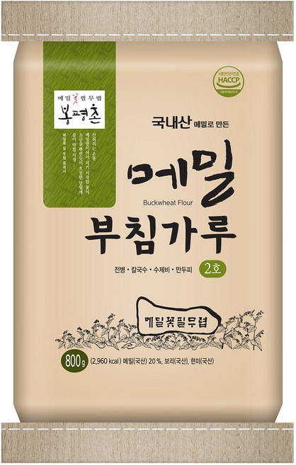 봉평촌 메밀부침가루 2호, 800g, 1개