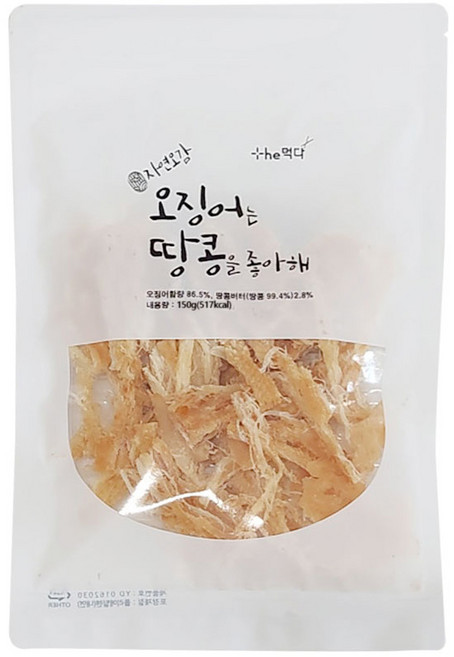 더먹다 신선 오징어 땅콩버터맛, 1개, 150g