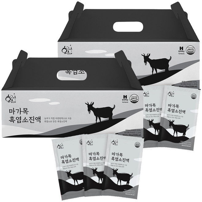 황금이네 마가목 흑염소진액, 80ml, 60개
