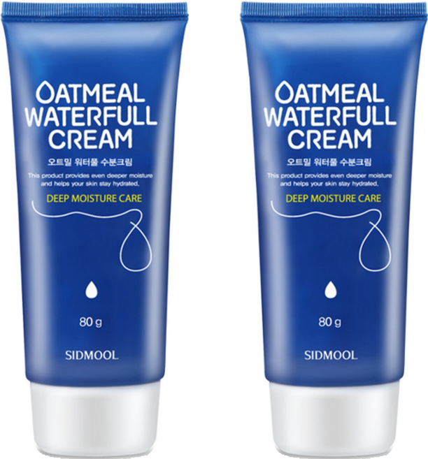 시드물 오트밀 워터풀 수분크림, 80g, 2개
