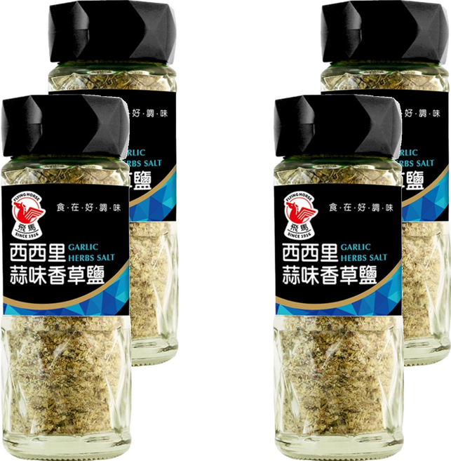飛馬 西西里蒜味香草鹽, 45g, 4瓶