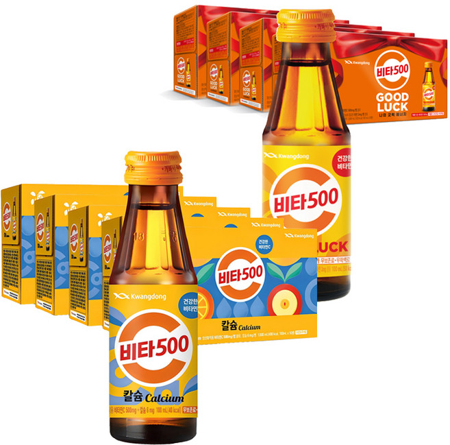비타500 50p + 칼슘 50p, 100개, 100ml