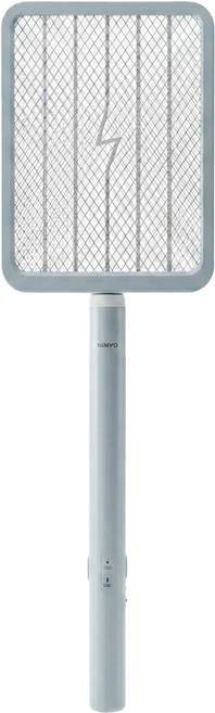 Kinyo 雙按鍵伸縮摺疊電蚊拍, 綠色