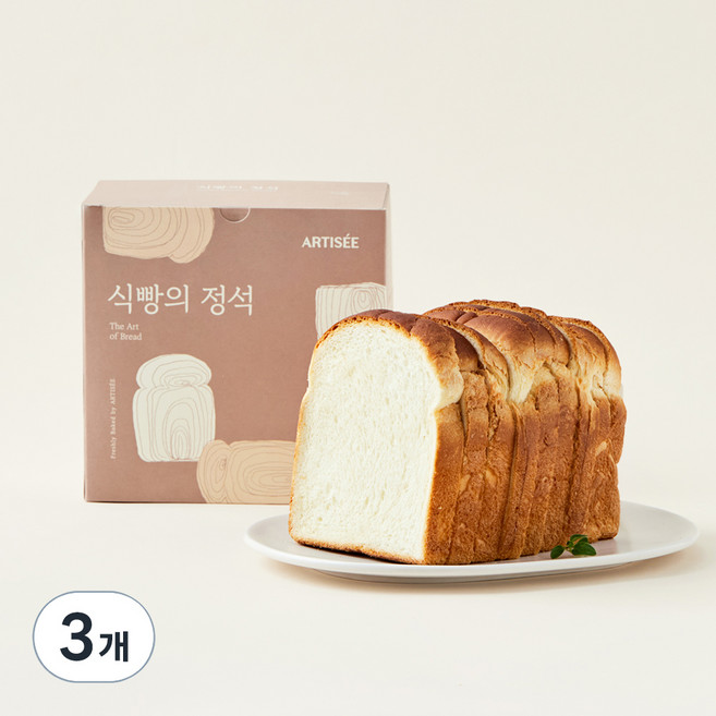 아티제 식빵의 정석, 450g, 3개