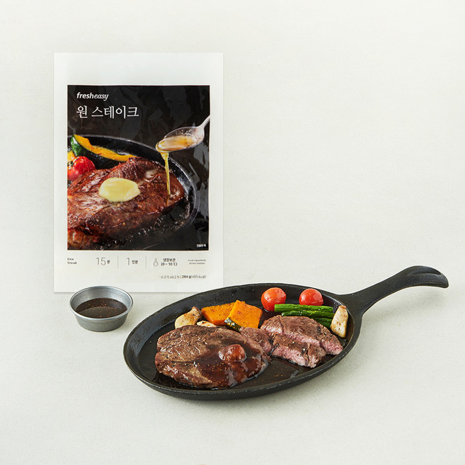 프레시지 원스테이크 1인분, 1개, 264g