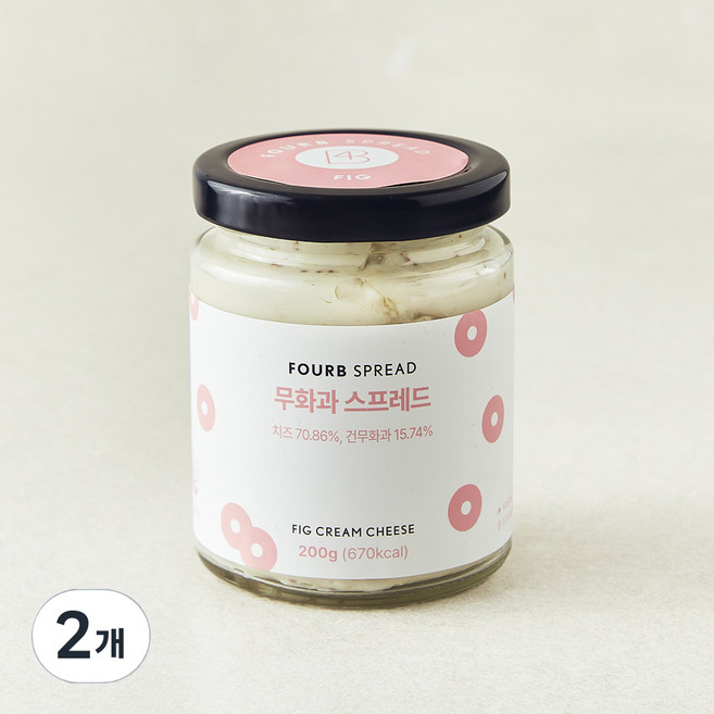 포비 무화과 스프레드, 2개, 200g