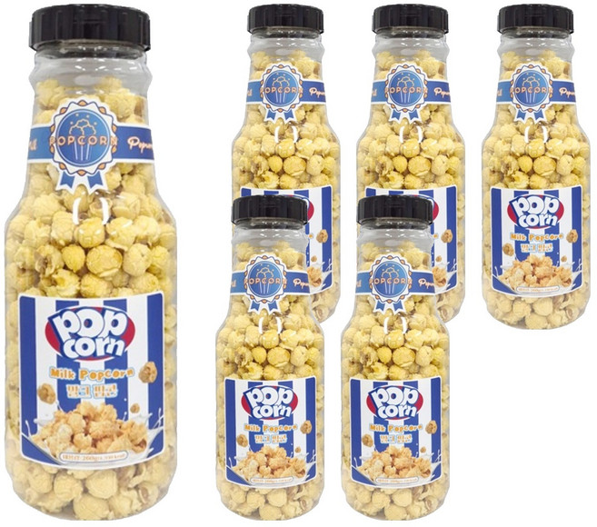 밀크 팝콘, 260g, 6개