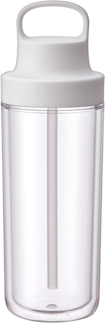 KINTO TO GO BOTTLE 雙層隨手瓶, 晨霧白, 480ml, 1個, 480ml