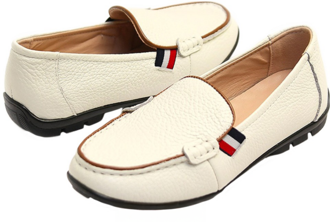 Trisha 女款皮革樂福平底舒適鞋 TMA9217