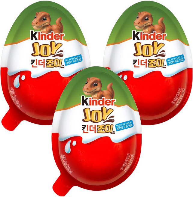 킨더 조이 초콜릿 블루, 20g, 3개