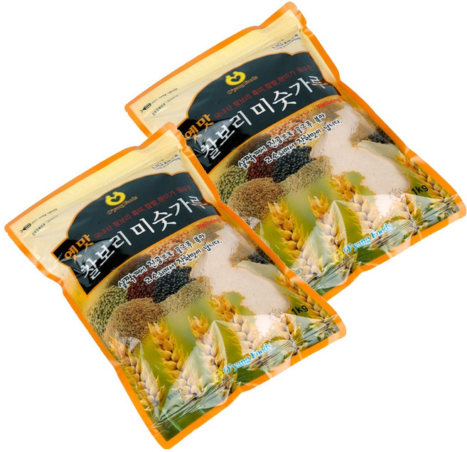 오양식품 옛맛 찰보리 미숫가루, 1kg, 2개