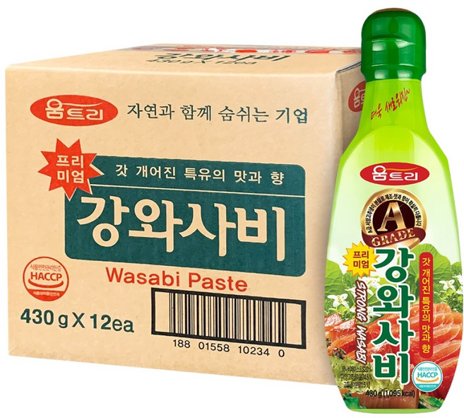 WOOMTREE 頂級強力山葵, 430g, 12個