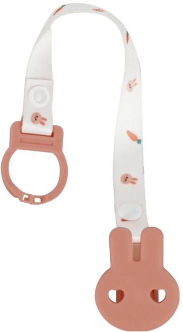 아띠래빗 쪽쪽이 클립 스트랩 홀더, 아띠로즈, 1개