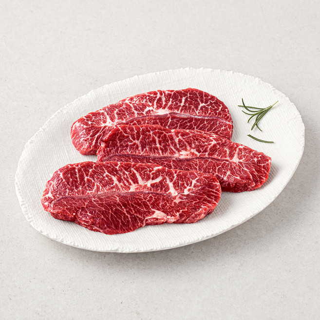 육감하누 한우 부채살 1+등급 구이용 (냉장), 1개, 200g