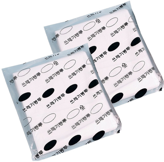 새니피아 배접 비닐봉투 20p, 2개, 100L