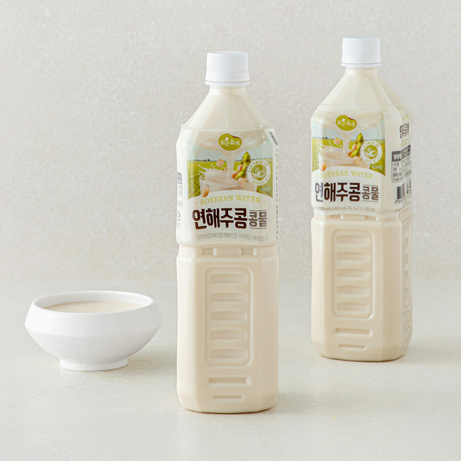 맑은물에 연해주콩 콩물, 1L, 2개