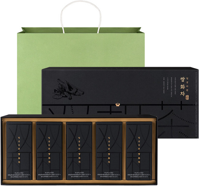 일상다완 전통 쌍화차 선물세트 30개입 + 쇼핑백, 1세트