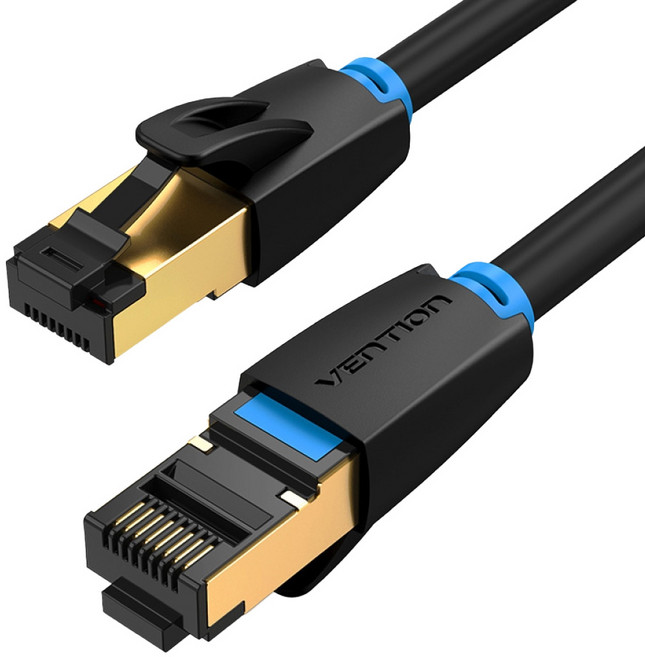 VEnTIOn 威迅 IKA系列 CAT8 八類超高速電競級網路線 5M, 黑色, 1條