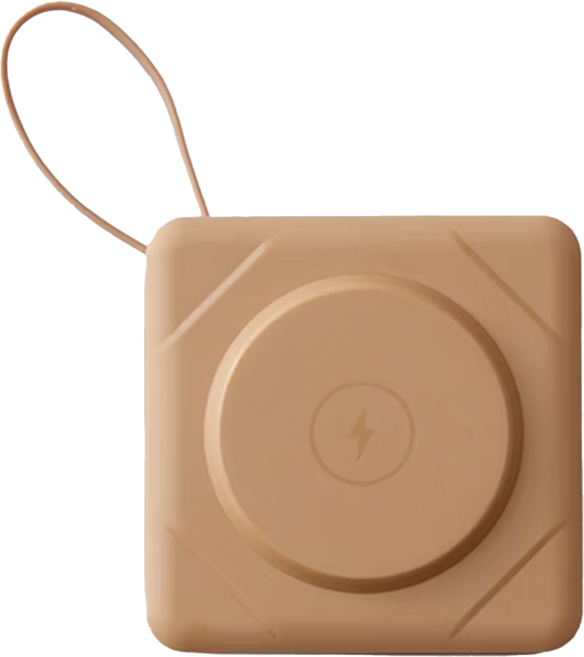 miWORKS 米沃 七合一無線充電快充行動電源 10000mAh, BS-NC10K, 奶茶