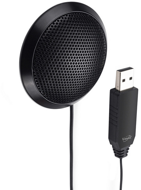 E-books 專業全指向多人會議室麥克風 SS26 USB隨插即用 語音清晰 商務會議適用, E-EPB231, 黑色