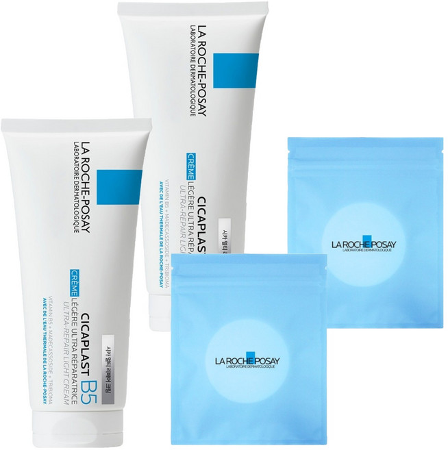 라로슈포제 시카플라스트 멀티 리페어 크림 100ml + 화장솜 30p 세트, 2세트