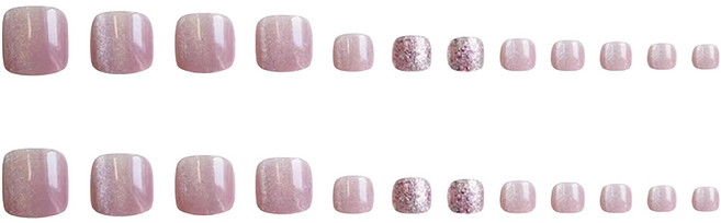 잇템샵 자석 젤 페디큐어 팁, 1개, 11 슈가글로우