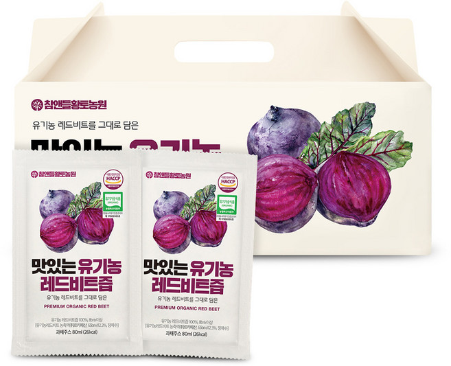 참앤들황토농원 자연을 담은 맛있는 레드비트즙, 2.4L, 1개