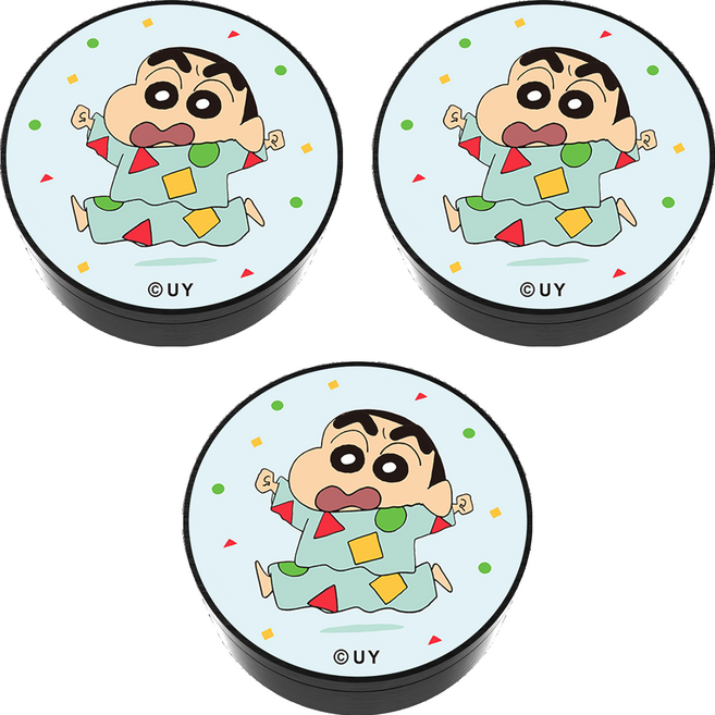 벨르아망 짱구는못말려 코스튬 차량용 방향제, 3개, 잠옷짱구 블랙베리 앤 베이