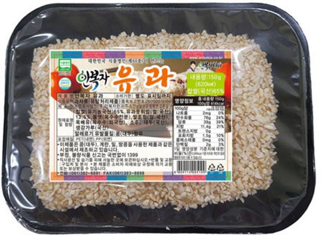 안복자한과 유과, 150g, 1개