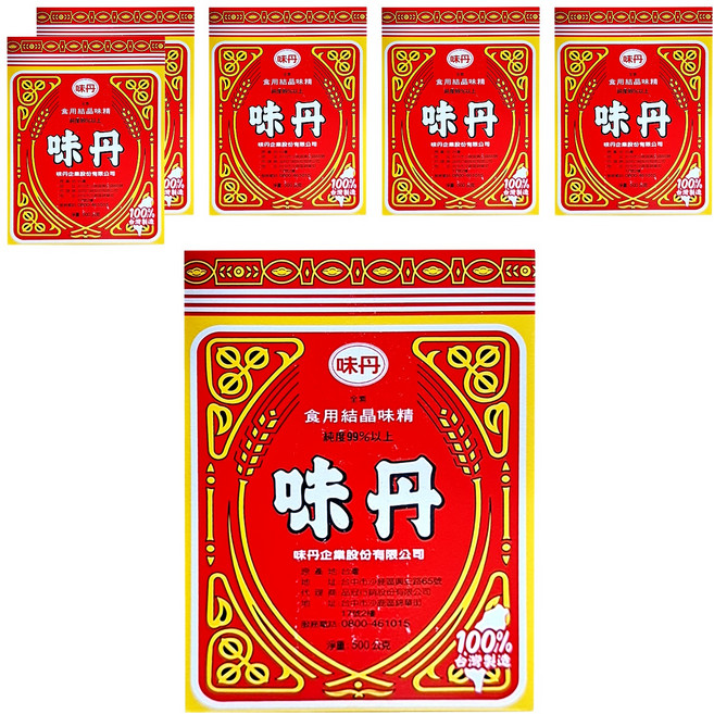 味丹 高級味精, 500g, 6盒