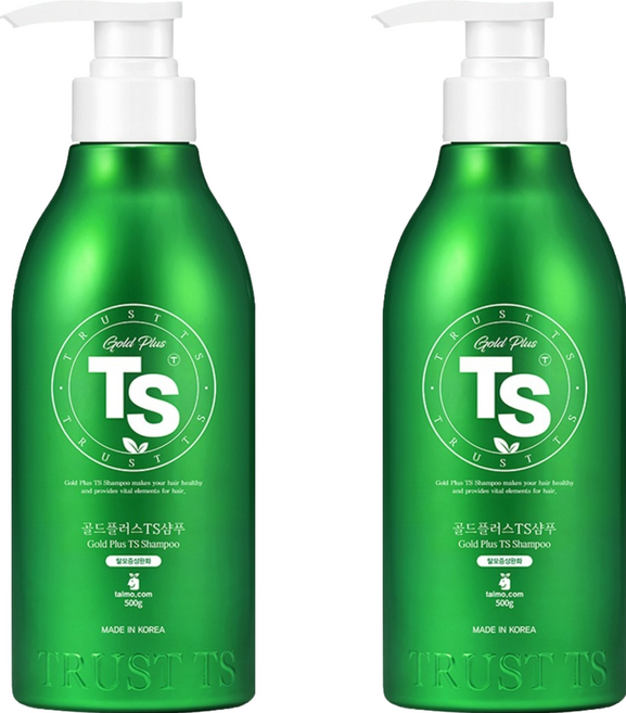 TS 골드플러스 샴푸, 500g, 2개