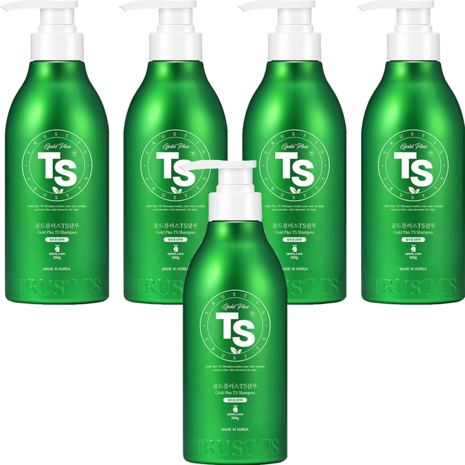 TS 골드플러스 샴푸, 500g, 5개
