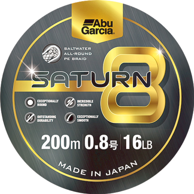 Abu Garcia SATURN 土星 X8 PE線 3號 AB8ST20030-CH, 青綠色, 1捲