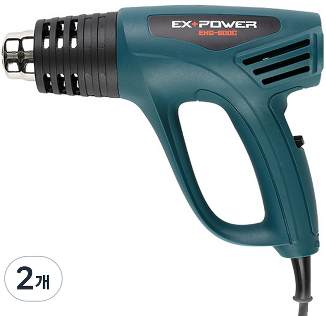 이엑스파워 열풍기 1900W EHG-600C, 2개