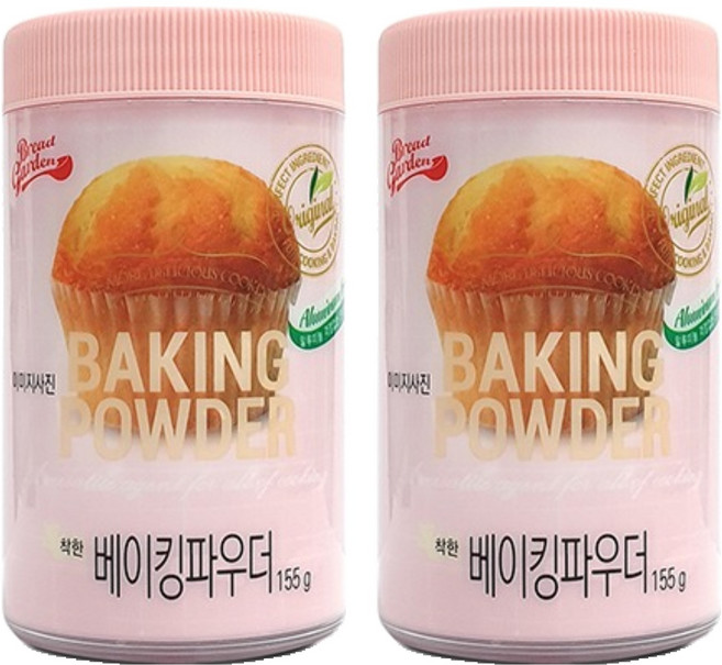 브레드가든 착한 베이킹파우더, 155g, 2개