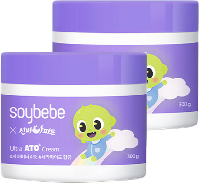 소이베베 유아용 울트라 아토 크림, 300g, 2개