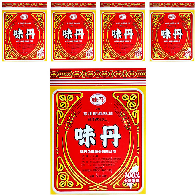 味丹 高級味精, 500g, 5盒